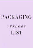 Packaging Vendors List