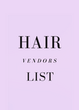 Raw Hair Vendors List